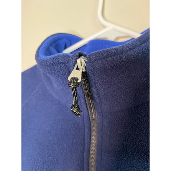 1990s Ralph Lauren Sport Fleece Patriotic Flag Logo Crest Pullover Sweater M - Picture 4 of 10